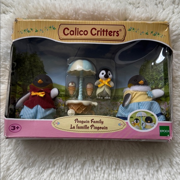 Calico Critters PENGUIN Family Ice Cream Cart Sylvanian Families - Picture 4 of 7